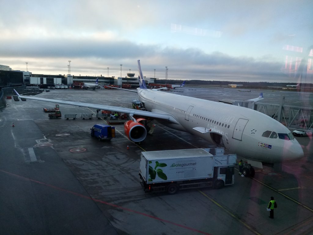 SAS A330-300 at Arlanda 北歐航空 A330-300 在亞蘭達